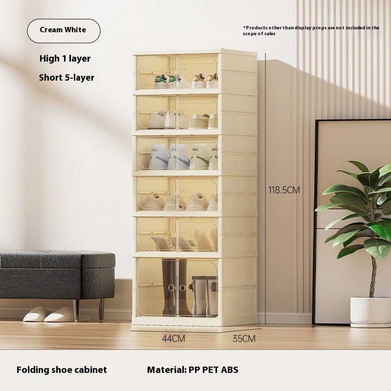unfold - folding shoe cabinet