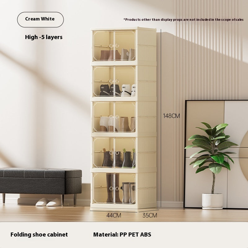 unfold - folding shoe cabinet