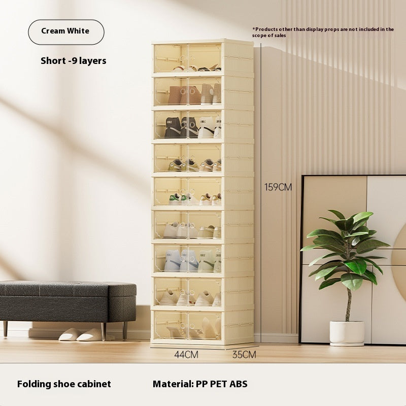 unfold - folding shoe cabinet
