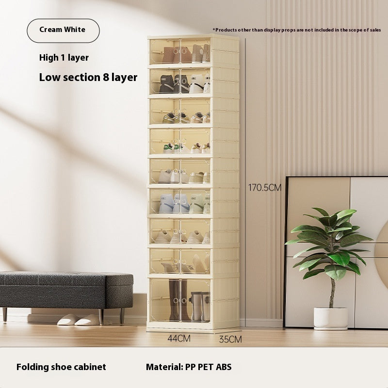 unfold - folding shoe cabinet