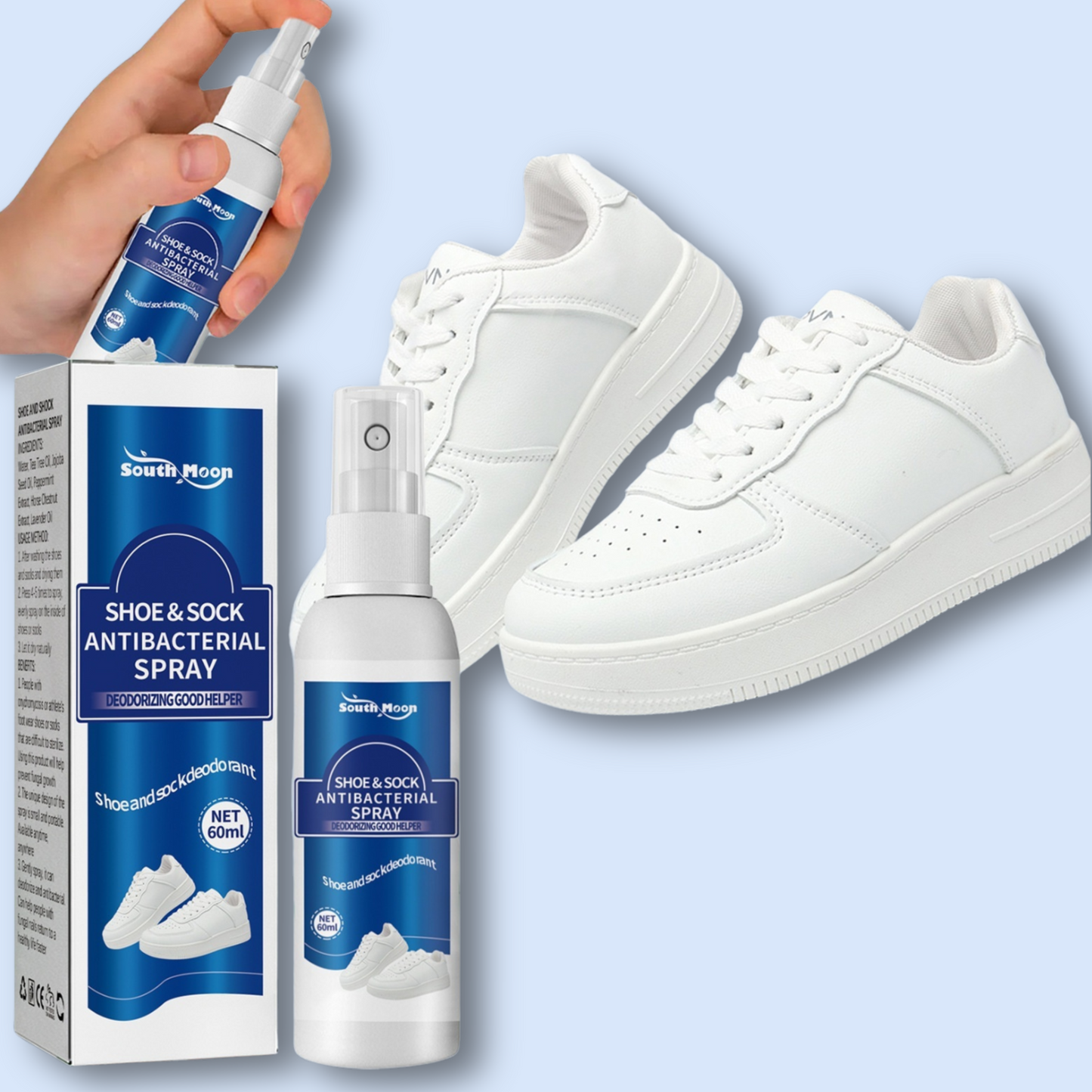 ungerm - shoe & sock antibacterial spray