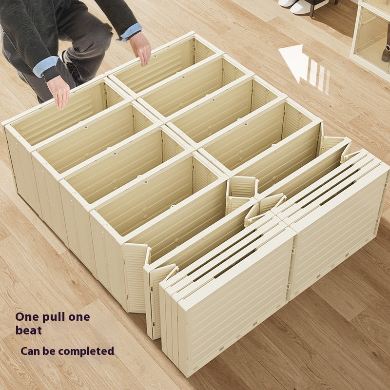 unfold - folding shoe cabinet