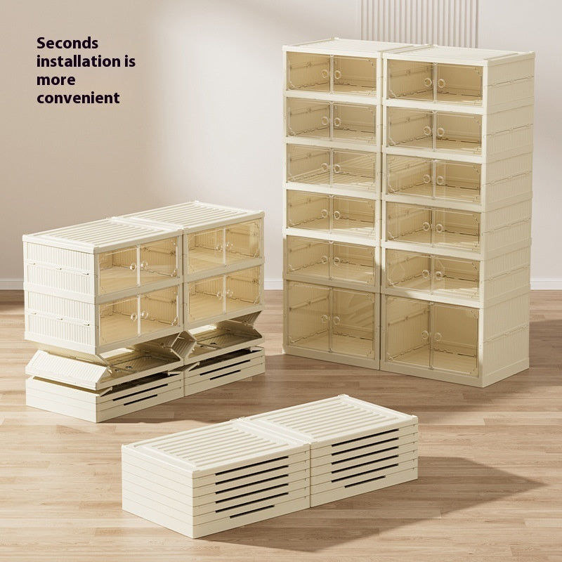 unfold - folding shoe cabinet