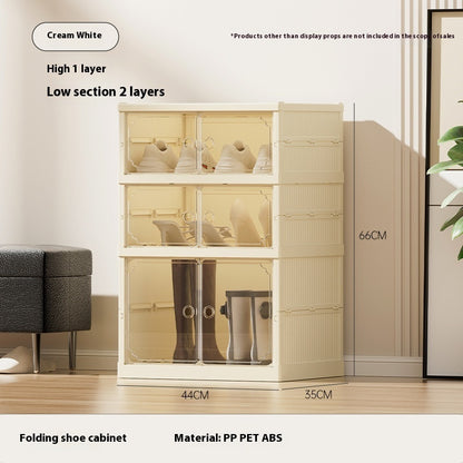 unfold - folding shoe cabinet