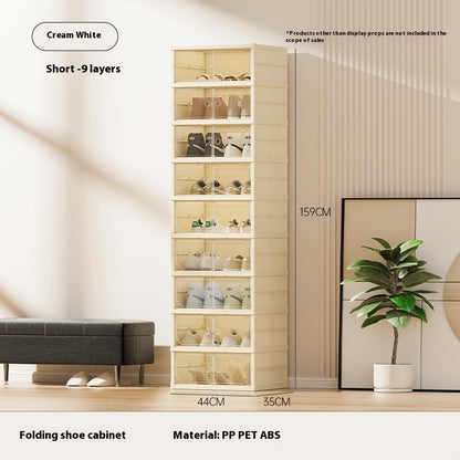 unfold - folding shoe cabinet