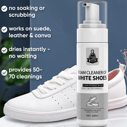 uncloud - water-free foam shoe cleaner